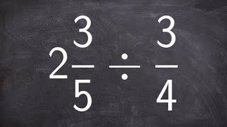 How to divide a mixed number by a fraction [upl. by Adnelg]