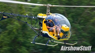 Ultralight Field  Helicopters and Autogyros  EAA AirVenture Oshkosh 2017 [upl. by Melquist]