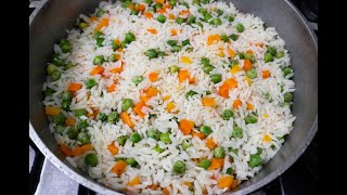 Arroz primavera FÁCIL Y DELICIOSO [upl. by Addia]