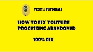 how to fix processing abandoned video is too long [upl. by Eihtur]