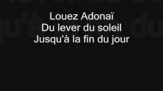 Paul Baloche  Louez Adonaï lyrics [upl. by Yrian]