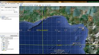 Google Earth Hemisferios coordenadas y husos [upl. by Archer]