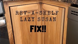 RevAShelf Lazy Susan Adjustment amp Tips [upl. by Dnaltiac755]