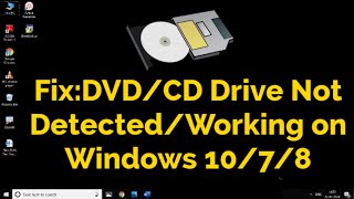 How to fix CDDVD drive not working or Detectedrecognized  Tamil  RAM Solution [upl. by Enilaf]