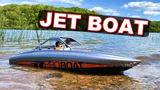 Pro Boat River Jet Boat 23quot BRUSHLESS POWER  Fast RC Boat  TheRcSaylors [upl. by Oys]