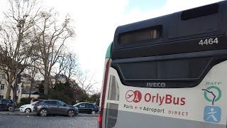 How to find the Orlybus at the ParisOrly airport to city center  Orlybus [upl. by Aloibaf183]