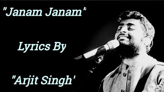 quotJanam Janamquot Song With Lyrics Hindi  Dilwale  Arijit Singh  Antara Mitra  Pritum  SRK [upl. by Belita]