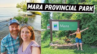 Camping at MARA PROVINCIAL PARK  Ontario Camping  Mara Provincial Park Tour amp Orillia Day Trip [upl. by Cristoforo366]