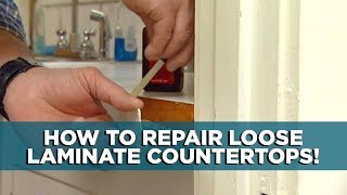 A Simple Fix for Loose Laminate Countertops [upl. by Tiebout]