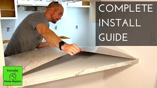 How to Install Sheet Laminate on a Countertop [upl. by Yci]