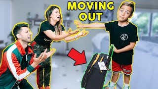 Telling My Parents Im MOVING OUT PRANK Bad Idea  The Royalty Family [upl. by Silletram]