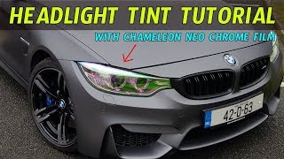 How to install Headlight Tint Film with our DIY POV tutorial [upl. by Gilliam672]