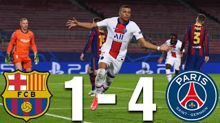 Barcelona vs PSG 14 Champions League Round of 16 2021  MATCH REVIEW [upl. by Devlin]