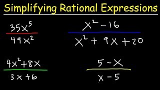 Simplifying Rational Expressions [upl. by Amsirac]