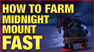 How to Farm Midnights Eternal Reins in Mythic Karazhan  Mount Guide WoW  World of Warcraft [upl. by Leakcim735]