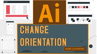 How To Change OrientationRotate Adobe Illustrator [upl. by Koressa]