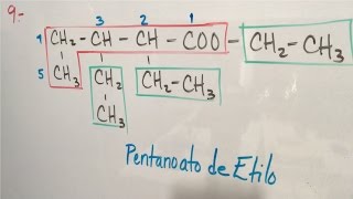 Ésteres Nomenclatura Química Orgánica Parte 1 [upl. by Cherin114]