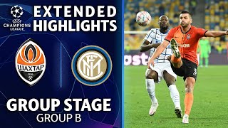 Shakhtar Donetsk vs Inter Milan Extended Highlights  UCL on CBS Sports [upl. by Akkeber632]