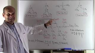 ISOPROPIL ISOBUTIL TERBUTIL SECBUTIL OTRAS RAMIFICACIONES QUÍMICA ORGÁNICA [upl. by Aihsenet]