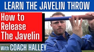 Javelin Throw  How to Release the Javelin off the Fingers [upl. by Ignaz]