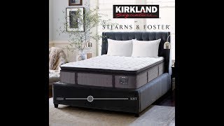 Costco 2017 quot HOPE BAY quot Stearns amp Foster mattress unboxing  review [upl. by Aerdma]