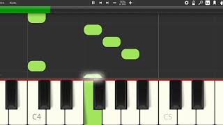 Jingle Bell  Brano Semplice  Tutorial Synthesia Pianoforte  Tastiera [upl. by Flaherty]