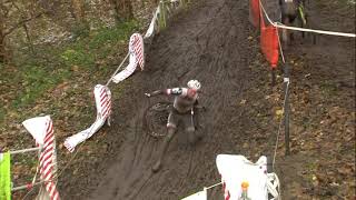 Craziest Cyclocross Crashes In Overijse [upl. by Bunce]