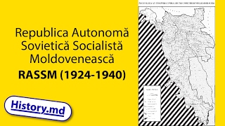 Republica Autonomă Sovietică Socialistă Moldovenească  RASSM [upl. by Nylessoj]