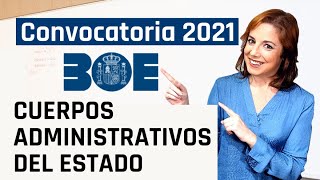 Oposiciones Auxiliar Administrativo del Estado y Administrativo Convocatoria 2021 [upl. by Pomeroy887]