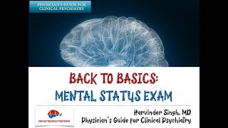 Mental Status Examination Back to Basics [upl. by Leonardo]