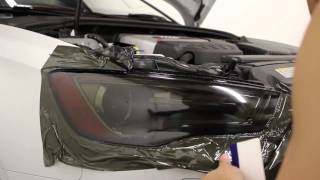 HOW TO Tint  Smoke Headlights using vinyl overlays  DIY [upl. by Fish]