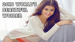 Top 10 Most Beautiful Women In The World 2018 [upl. by Atinreb375]