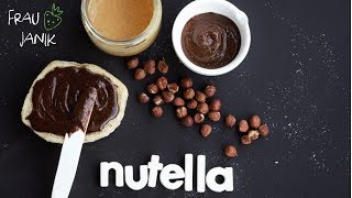 Gesunde Nutella selber machen  4 Zutaten  vegan selbstgemachtes Nussmus 🍫 [upl. by Paton]