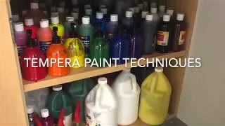 Tempera Paint Techniques [upl. by Lotsirk411]