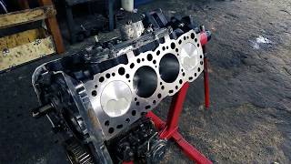 Toyota HILUX 3L Engine REBUILD Timelapse [upl. by Anoirtac]