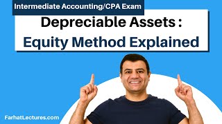 Elimination of intercompany sales of Depreciable Assets  Equity Method  Advanced Accounting [upl. by Naujit]