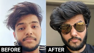 Mens Hair Care Routine for Longer and Thicker Hair  8 Hair Care Tips  🇮🇳 [upl. by Dolloff]