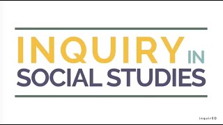 Inquiry in Social Studies [upl. by Keri]