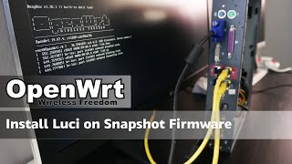 OpenWRT  Install LuCi on Snapshot Firmware  Raspberry Pi 4 [upl. by Aydne]