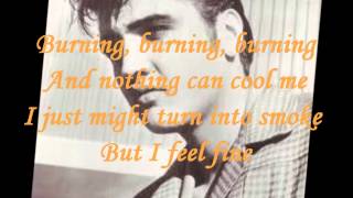 ELVIS PRESLEY  BURNING LOVE  LYRICS  VINYL 1974 [upl. by Edras]