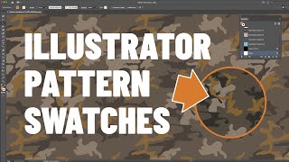 How to Use and Edit Pattern Swatches in Illustrator [upl. by Ynottirb]