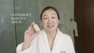 Caudalie USA  Vinoperfect Brightening Glycolic Night Cream  Youme [upl. by Ronym319]