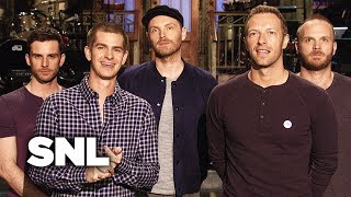 SNL Promo Andrew Garfield and Coldplay [upl. by Frazier]