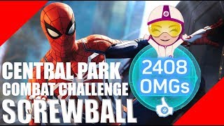 Turf Wars Screwball Combat Challenge Central Park  SpiderMan PS4 GamePlay [upl. by Thornie]