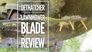 Dethatcher Power Rake Lawnmower Blade Review [upl. by Mixie]