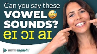 Pronunciation Practice 👄 Difficult Vowel Sounds DIPHTHONGS [upl. by Ennire]