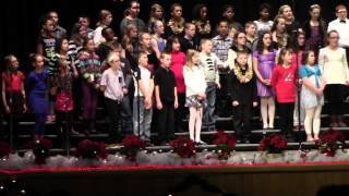 New Brighton Elementary 5th Grade Chorus Christmas Concert 121913 930 AM [upl. by Munniks394]