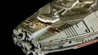 Moebius 14105 Battlestar Galactica Model with Fibre Optic Lighting [upl. by Warfore]