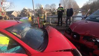 PRIO1  ONGEVAL MET BEKNELLING  BRANDWEER  DUTCH FIREFIGHTERS [upl. by Ande]