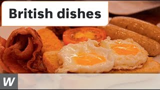 Typical British dishes  EnglischVideo für den Unterricht [upl. by Helve]